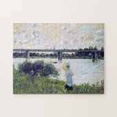 Promenade nabij Bridge of Argenteuil Monet Fine Ar Legpuzzel (Horizontaal)