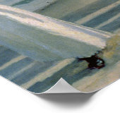 Promenade op het strand poster (Hoek)