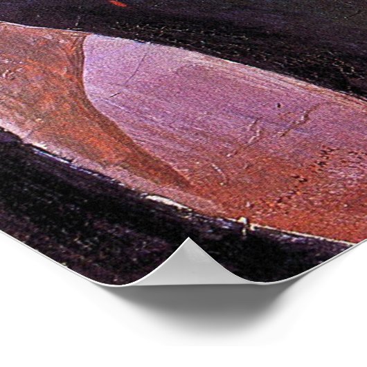 Promenade van August Macke Poster (Hoek)