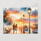 promenade wandeling briefkaart (Voorkant)