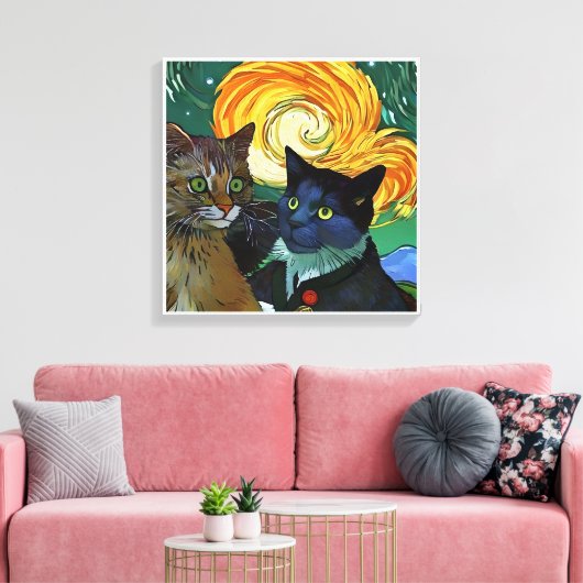 Promesas y sueños canvas afdruk (Insitu (Woonkamer))