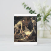 Prometheus Being Chained, door Dirck van Baburen Briefkaart (Staand voorkant)