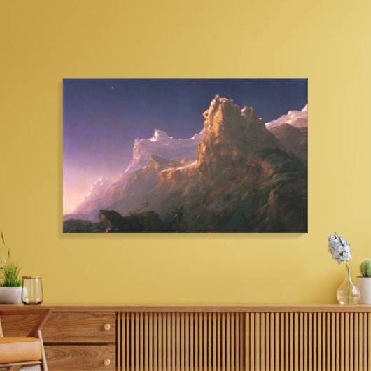 Prometheus Bound (door Thomas Cole) Canvas Afdruk (Insitu (Woonkamer))