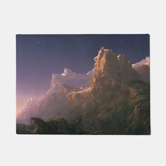 Prometheus Bound (door Thomas Cole) Deurmat (Voorkant)