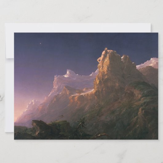 Prometheus Bound (door Thomas Cole) Kaart (Voorkant)