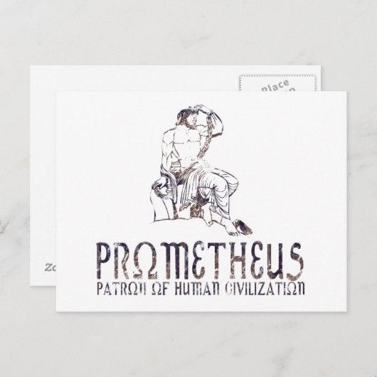 Prometheus Briefkaart (Voorkant / Achterkant)