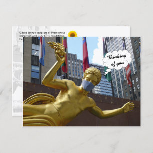 Prometheus, denken aan u - briefkaart