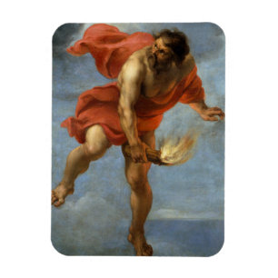 Prometheus die vuur vervoert magneet