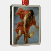 Prometheus die vuur vervoert metalen ornament (Rechts)
