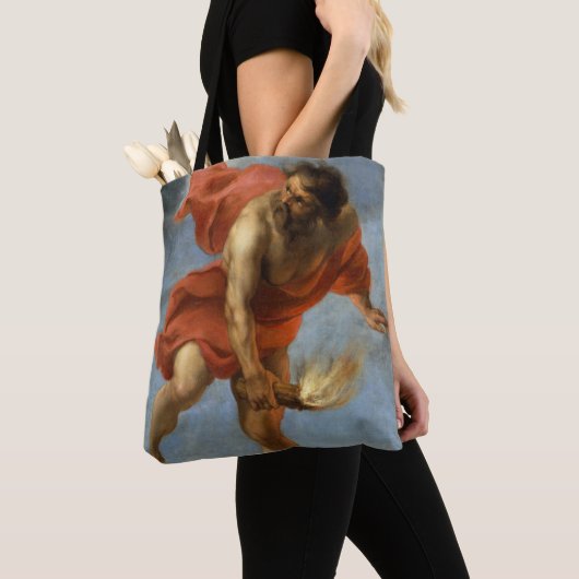Prometheus die vuur vervoert tote bag (Dichtbij)