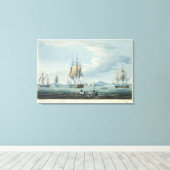 Prometheus en Melpomene in de Golf van Riga Canvas Afdruk (Insitu (Houten vloer))