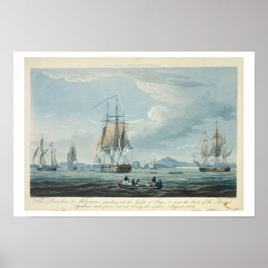 Prometheus en Melpomene in de Golf van Riga Poster (Voorkant)