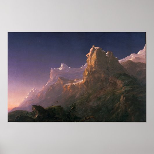 Prometheus gebonden — Thomas Cole Print (Voorkant)