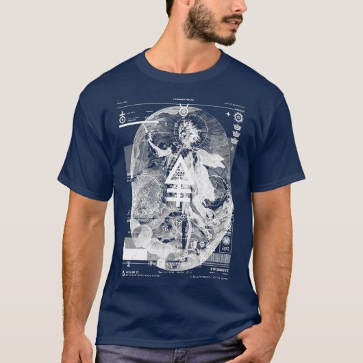 PROMETHEUS Sol Invictus Apollo Alchemy Occult T-shirt (Voorkant)