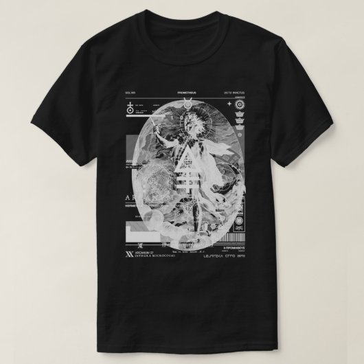 PROMETHEUS  Sol Invictus  Apollo  Alchemy Occult   T-shirt (Design voorkant)