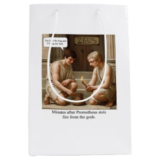Prometheus stal het vuur van de goden. medium cadeauzakje