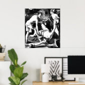 promethius geketend door vulcaan poster (Thuiskantoor)