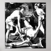 promethius geketend door vulcaan poster (Voorkant)