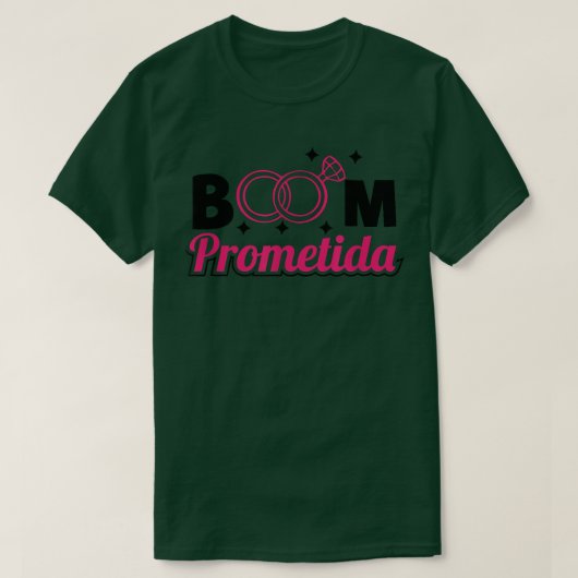 Prometida Wedding Promise Promise Engagement Brid T-shirt (Design voorkant)