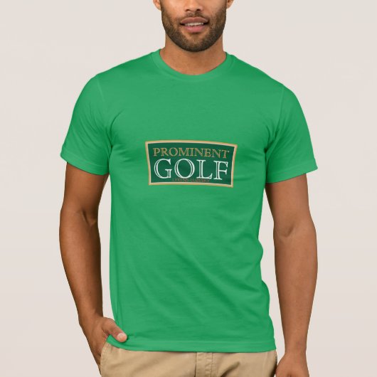 PROMINENTE GOLF hoed T-shirt (Voorkant)