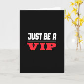 Prominente ster - Wees gewoon een vip Kaart (Gele Bloem)