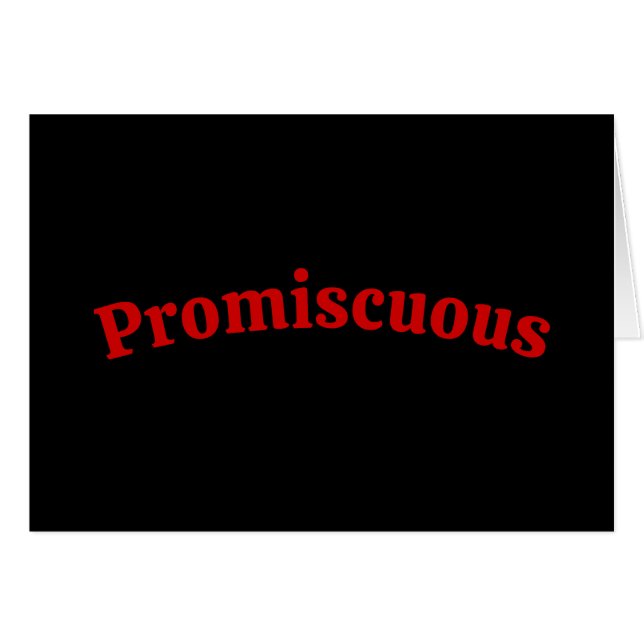 Promiscue (Voorkant Horizontaal)