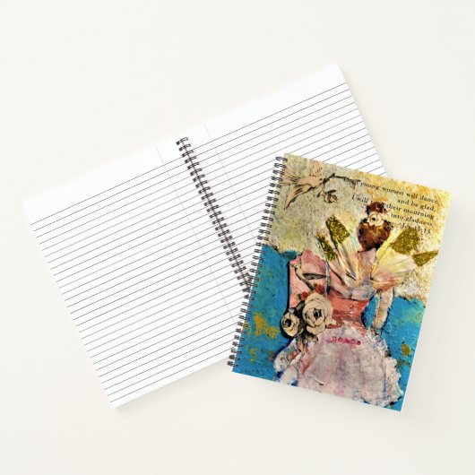 Promise of Peace mixed media art prayer journal Notitieboek (Binnen)