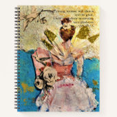 Promise of Peace mixed media art prayer journal Notitieboek (Voorkant)