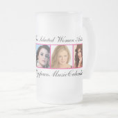 PROMO 5 BRILLIANTE VROUWEN VAN MYSPACE CALENDAR MATGLAS BIERPUL (Voorkant rechts)