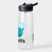 Promo Athlete Coach Kettlebell Push Past Limits Waterfles (Links)