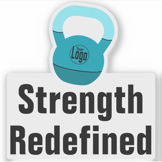 Promo Athlete Coach Kettlebell Strength Redefined Sticker (Voorkant)