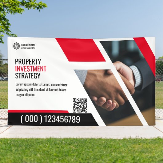 Promo Banner Rode Sjabloon (Buitenkant)