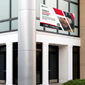 Promo Banner Rode Sjabloon (Buitenkant Gebouw)