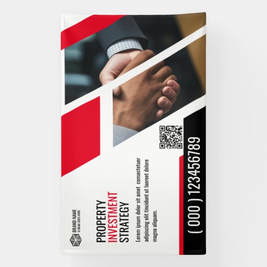 Promo Banner Rode Sjabloon (Verticaal)