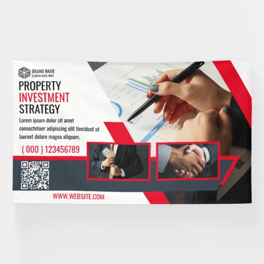 Promo Banner Rode Sjabloon (Horizontaal)