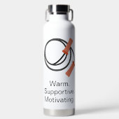 Promo Beginner Fitness, Warm Supportive Motivating Waterfles (Voorkant)