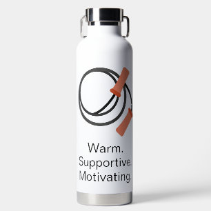 Promo Beginnersfitness, Warm Steunend Motiverend Waterfles