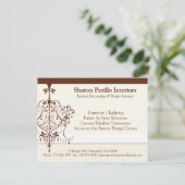 PROMO BRIEFKAART:: kroonluchter 1L Briefkaart (Staand voorkant)