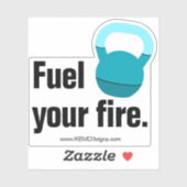 Promo Coach Kettlebell - www - Fuel Your Fire Sticker (Vel)