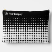 Promo Company Logo Halftone Zwart & Wit Etui (Voorkant)