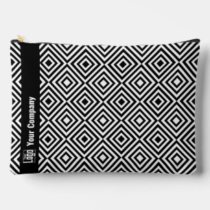 Promo Company Logo Naam Zwart & Wit Patroon Etui