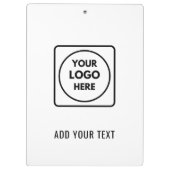 Promo Company Logo No Minimum clipboard Klembord (Achterkant)
