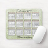 Promo Glamoureuze glitterij per jaar kalender 2016 Muismat (Met muis)