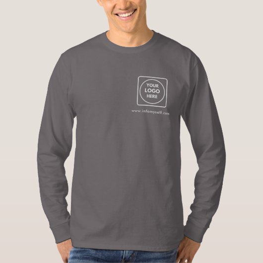 Promo Logo Weggeefactie Personeel T-Shirt (Voorkant)