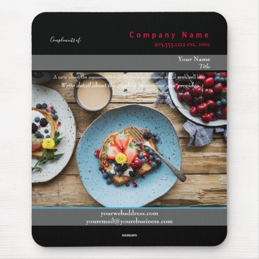 Promo Muismat Bed & Breakfast Theme - HAMbyWG (Voorkant)