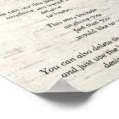 Promo Poster Copper Geometric Greenery Birch (Hoek)