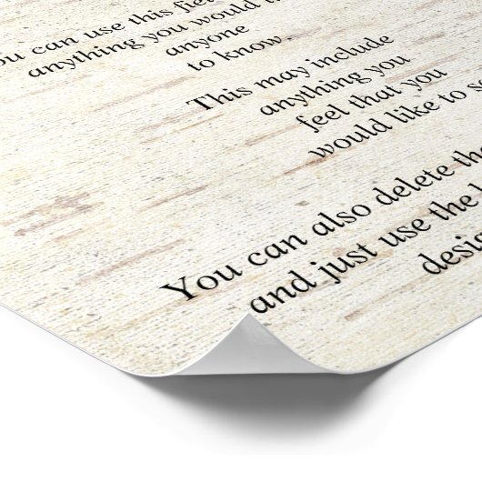 Promo Poster Copper Geometric Greenery Birch (Hoek)