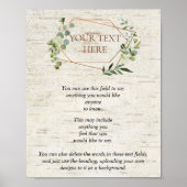 Promo Poster Copper Geometric Greenery Birch (Voorkant)