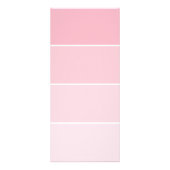 PROMO PRICE SERVICES LIJST moderne roze verfchip Reclamekaart (Achterkant)