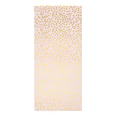 PROMO PRIJS SERVICE LIJST chique rustiek goud conf Reclamekaart (Achterkant)